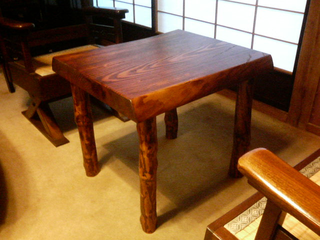 買得 艶有り黒木目(耐指紋） 木製テーブル/座卓（和洋兼用）畳ずり脚 Wアーム金具 幕板無 1700422 その他テーブル